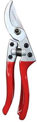 T TOVIA Easy-Cut Bypass Pruning Shears for Gardening– Durable Aluminum hand Pruners with Sharp SK5 Blades, Smart Lock, Ergonomic Grip, Essential Garden Scissors Clippers for 1” Branch Trimming