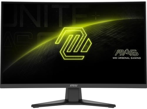 MSI MAG 275CQF E18 Gaming Monitor 27 2560 x 1440 (QHD), 180 Hz, Adaptive Sync, HDR Compatible, HDMI, VGA Port, VESA Mount, Tilt, 4-Sided Thin Frame, 0.5ms, Black