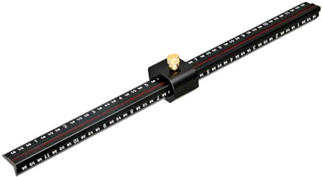Precisions L Type Adjustable Stop Scriber Multifunctional L Shape Ruler With Adjustable Limit For Accurate Line Drawing Constructions Site Essential