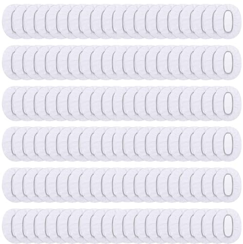 Outus 200 Pack Clear Disposable Ear Covers Plastic Waterproof Ear Protectors for Shower, Hair Dye, Bathing