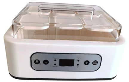 JISADER Yogurtera Eléctrica Automática, Yogurtera Doméstica, Máquina para Hacer Natto, Fermentador Casero Fácil de Usar