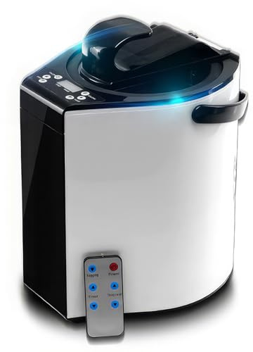 Portable Sauna Steamer, 3.5L Sauna Generator with Digital Display, Stainless Steel Liner Personal Home Spa Room with Remote Control,fumigation Machine for Body Detox, Home Spa