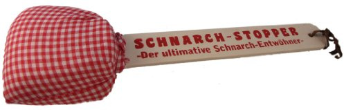 Out of the Blue Schnarch-Stopper aus Holz mit Kissen