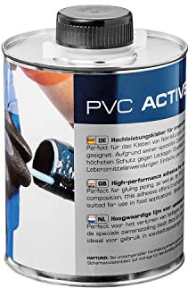 FIAP PVC ACTIVE Primer 1.000 ml - PVC - Kleber - Klebstoff - zum Verkleben von Druckrohrleitungssystemen - Wasserfest - Teichfolie - Dose 1.000 ml mit Pinsel