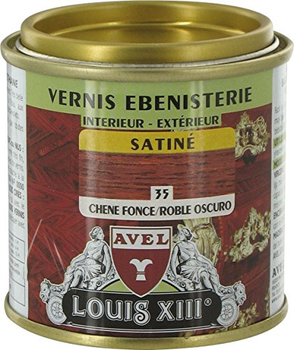 Louis XIII 529990 Lack Holz satiniert 125 ml Eiche dunkel