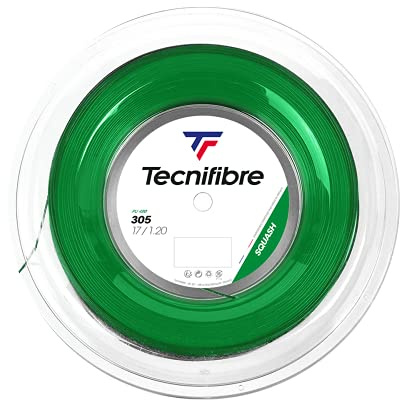 Tecnibre squash string 305 squash grön, 1,2 mm, 200 m rulle, 122372