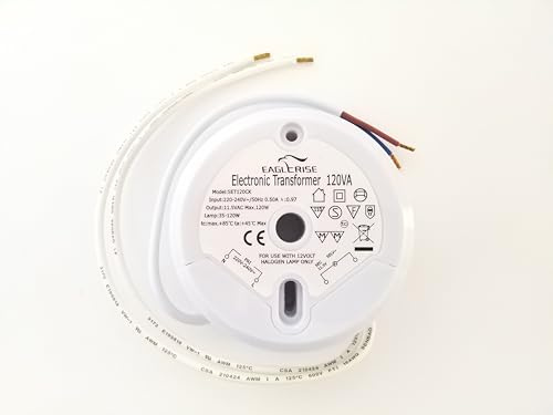Eaglerise SET110CS - Transformador halógeno (35, 110 W, redondo, 110 W, intensidad regulable)