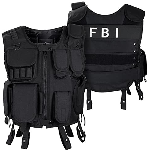 Black Snake® SWAT Einsatzweste Taktische Weste schwarz Paintball Softair Gotscha Brustschutz