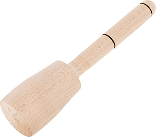 Food and Sourkraut Tamper - Wooden Hand Masher - Kitchen Wood Pounder - Kraut Masher Tool