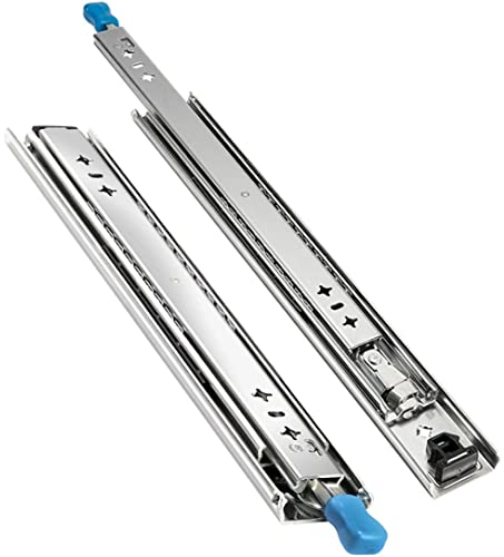 WAOUY Schubladenauszüge Schwerlast 600 800 1000 1200 1500mm Schubladenführung Vollauszug Schubladenauszug Rollenführung Schubladenschienen 240kg (Size : 1400mm/56inch)