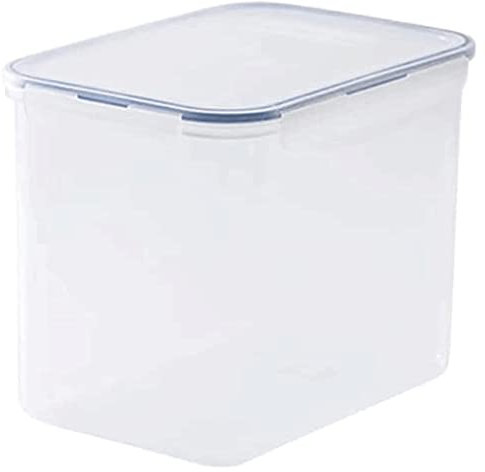 Bella Portapane Contenitore per il pane Contenitore per il pane in plastica trasparente Contenitore per il pane di grande capacità da 4,6 l con coperchio Portapane facile da pulire Moda Generoso