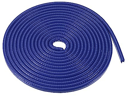 A ABSOPRO Coche Puerta Borde Protección Azul 1Pc 5M Caucho U Forma
