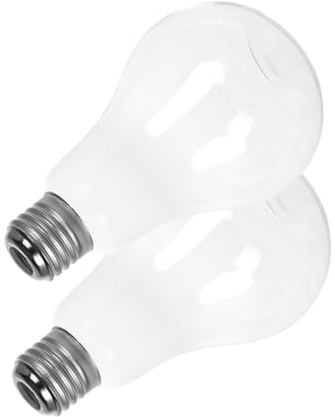 OSOLADY 2pcs Vintage Glass Bulb for Hydroponic Plants Retro Hanging Planter Holders for Decor Stable Design for Mini Hyacinth Bulb Flowers