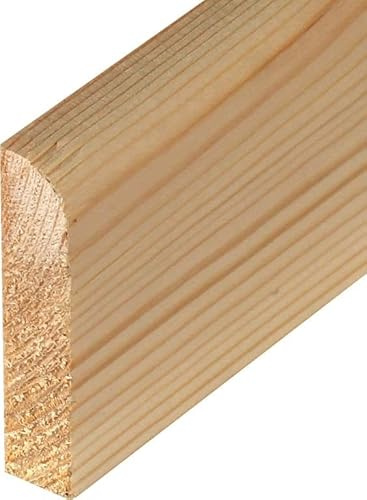 Pencil Round Pine Door Architrave Set 70mm (2 x 2.1m x 1 x 1m)