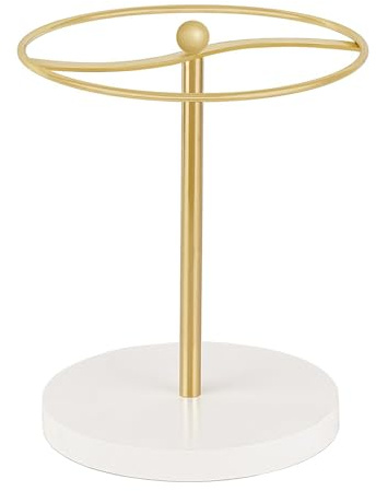 Brillenhalter-Ständer – Lampenschirm-Organizer, Metall-Schattiertablett mit Holzsockel, Brillenständer, Tisch-Organizer, Brillenständer für 12 Paar Brillen für Schreibtisch, Tisch, Kommode