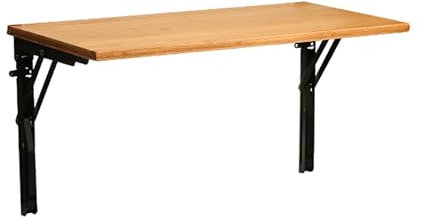 ZENSTYW Mesa Plegable De Pared,Mesa Plegable con Tapa De Pared Mesa De Comedor,Multifunción,para Montaje En Pared,Oficina,Cochera,Comedor 80x40cm Color De La Madera(Large)