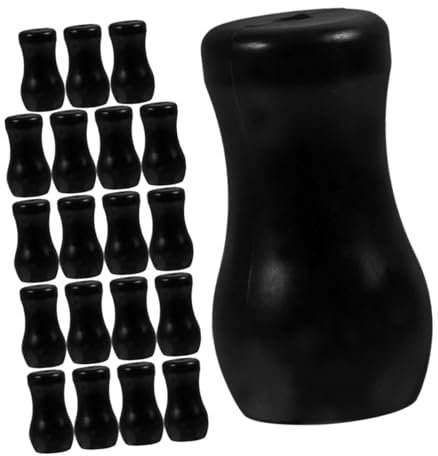 MAGICLULU 20pièces Cordons De Store à Enroulement Boutons De Tirage pour Stores Et Rideaux Plastique Noir Lot