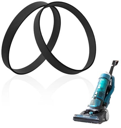 Toumett 2 Pcs Rubber Drive Belt Bands,for Hoover,Universal Replacement for Bissell Powerforce Helix,Vacuum Cleaner Belts for Proheat 2X,Fit Morphy Richards Vax Tesco Series Cleaners Alternative