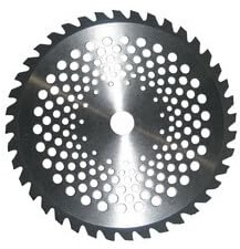 Generico Disco Circolare in Metallo per Decespugliatore, 40 Denti, 255mm di Diametro