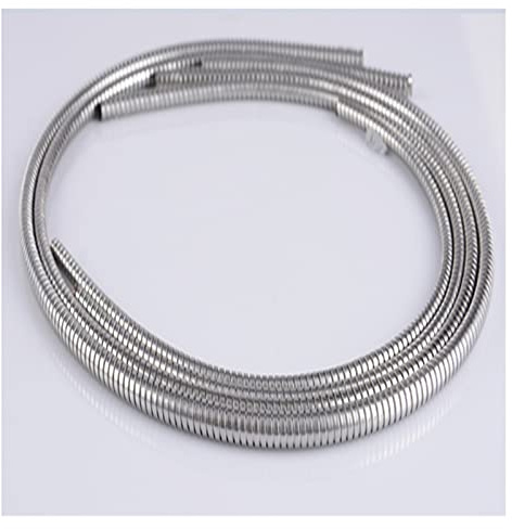 Guaina per Cavi Elettrici Flessibile,Cable Managem 1 Pz In Acciaio Inox Tubo Flessibile Metallo Manicotto A(ID25mm OD28.7mm)