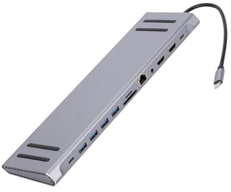Estación De Acoplamiento Hub PC Adaptador USB C Y Hub Expansión De Alta
