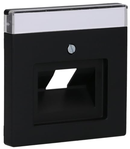 Busch-Jaeger 1803-885 Zentralscheibe mit Beschriftungsfeld | (Kunststoff (lackiert)) Schwarz Matt future linear 2CKA001710A3912