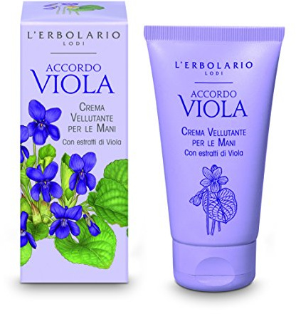 L 'erbolario accordo Viola variadas de crema de manos para una suave piel, 1er Pack (1 x 75 ml)