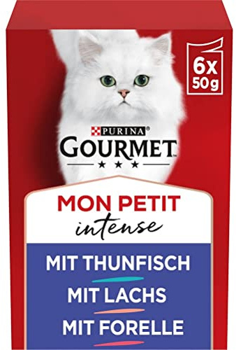 Gourmet Mon Petit Intense Mix 12238083 Kattmat, 50 g x 48 stycken