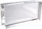 1 x Brique de verre Crystal Collection clair brillant