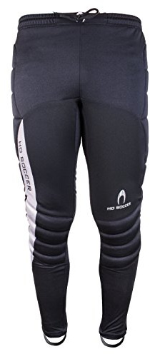 HO Soccer Icon Pantalón de Portero Largo Acolchado, Niños, Negro, 8
