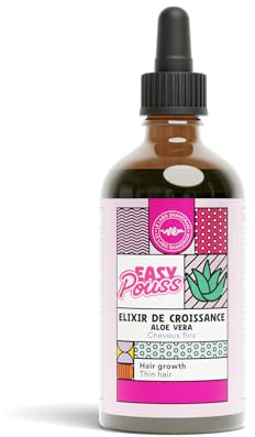 Easy Pouss | Hair Growth Elixir | Stops Hair Loss & Facilitates Hair Regrowth | Strengthens Hair | Normal, Fine and Fragile Hair | Made in France | 100 ml