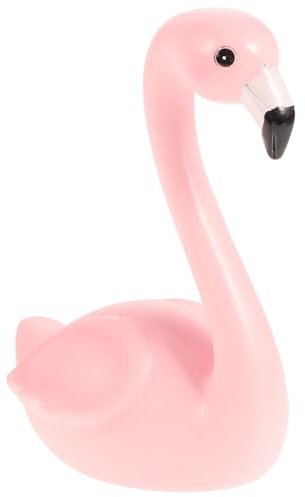 VOSAREA Flamingo Ornamente Dekofigur Skulptur für Auto Schreibtisch Büro Garten Balkon Hochzeit Deko (Rosa)