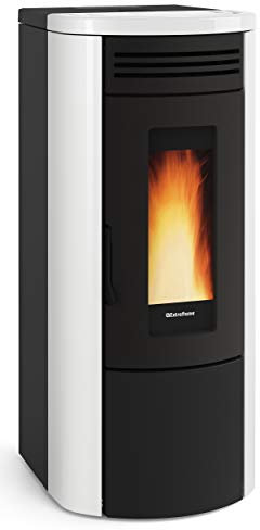 STUFA PELLET NORDICA KW 18,7 COSTANZA IDRO BIANCA 487m³