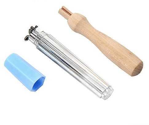 Chiic Agujas de fieltro, 7 piezas de mango de madera + 7 agujas de fieltro, herramientas de costura para el hogar