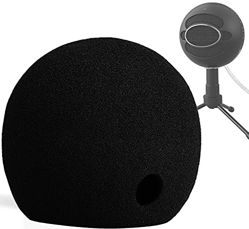 ChromLives Mic Foam Cover Compatible with Blue Snowball Ice,Pop Filfter Windscreen Cover Compatible with Blue Snowball