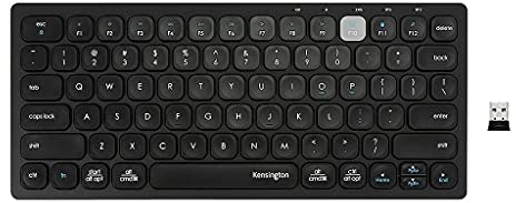 Kensington Multi-Device Dual Wireless Compact Keyboard - Black (K75502US)