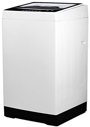 BLACK+DECKER Small Portable Washer, Washing Machine for Household Use, Portable Washer 2.0 Cu. Ft. with 6 Cycles, Transparent Lid & LED Display