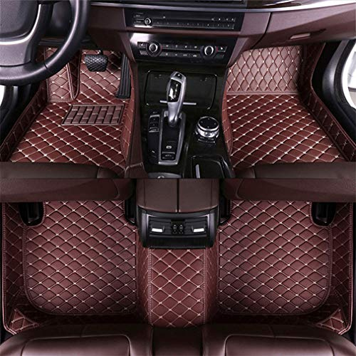Muchkey Alfombrillas Coche para Volvo S40 S60 S60L S80 S80L S90 V40 V60 V90 C30 XC60 XC70 XC90 Personalizadas Alfombras Tapete Café