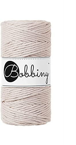 Bobbiny Makramee Kordel 3mm - 100m - (nackt)