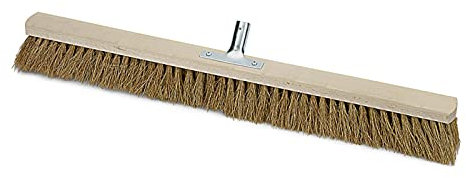 Saalbesen Naturkokos mit Metallstielhalter 100 cm nassfest