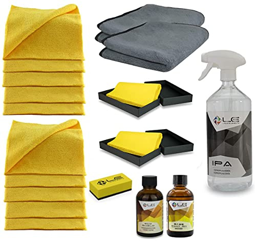 ADVANTUSE Liquid Elements Base Coat + Eco Shield Keramik-Versiegelung Set - (Eco Shield + Base Coat Set groß)