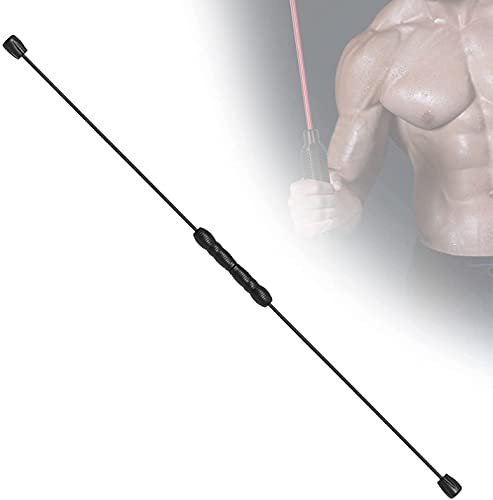 Pilates Stange Tragbares Yoga Stick Sport Schwingstab Erwachsene Swingstick Multifunktions-Vibrierende Fitnessstange, Abnehmbare Pilates-Yogastange mit Hochfrequenz-Vibration, Formgebungs-Trainingssta