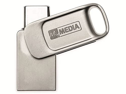 Verbatim Memoria USB 3.2 OTG 32 GB Tipo A-C My Dual Plata