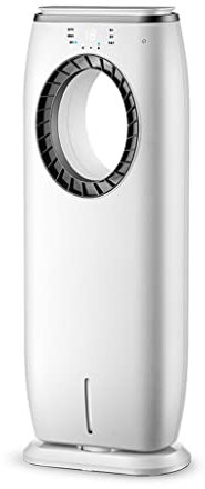 Ventilador de Torre Sin Aspas, Ventilador Sin Aspas Portátil de Tamaño Mediano, Ventilador de Refrigeración Potente con Ventilador de Piso Portátil con Control Remoto, Temporizador for la Oficina de l