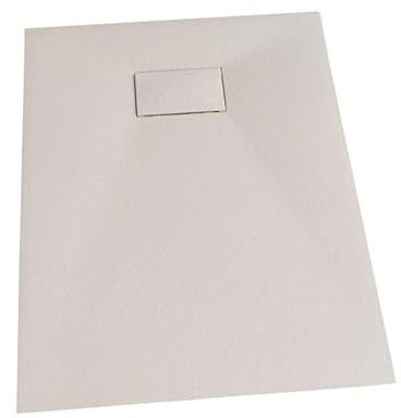 Sanotechnik Duschtasse Brausetasse 120 x 90 cm weiß Steinoptik - Duschwanne Duschtasse SMC Brausewanne Brausetasse Duschbecken Dusche Wanne Bad Badezimmer Weiß