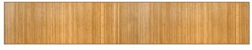 vidaXL Tapis rectangulaire Naturel 70x400 cm Bambou, Tapis de Salon, Tapis de Cuisine, Tapis rectangulaire, Tapis de Chambre à Coucher