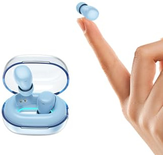 Mini unsichtbare Kopfhörer kabellos Bluetooth in Ear kleinste drahtlose schnurlose Ohrhörer Wireless Tiny Earbuds Ohrstöpsel für kleine Ohren Gehörgänge im Ohr versteckt Kopfhörer Headsets für Arbeit