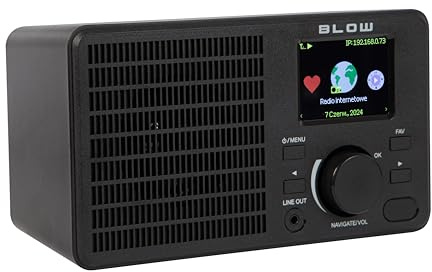 BLOW RADIO INTERNET PORTÁTIL FM BLUETOOTH WIFI LCD COCINA Alarma RDS Alarma Despertador