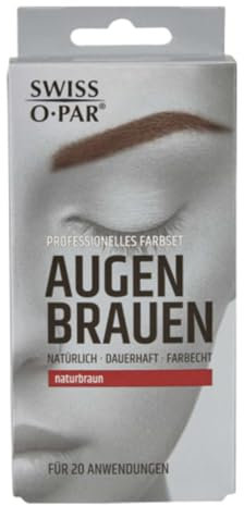Swiss O-Par Augenbrauenfarbe Set naturbraun