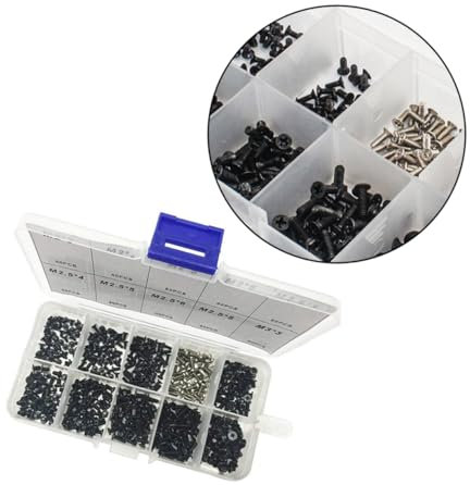 CHILDWEET 500pcs Laptop Screws Set Replacement Screws Kit for Laptop Repairing Accessory Assorted Set